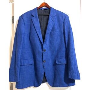 Loro Piana Fabric Italy Coppley 1883 Men's Blazer size 46T Wool Linen Silk